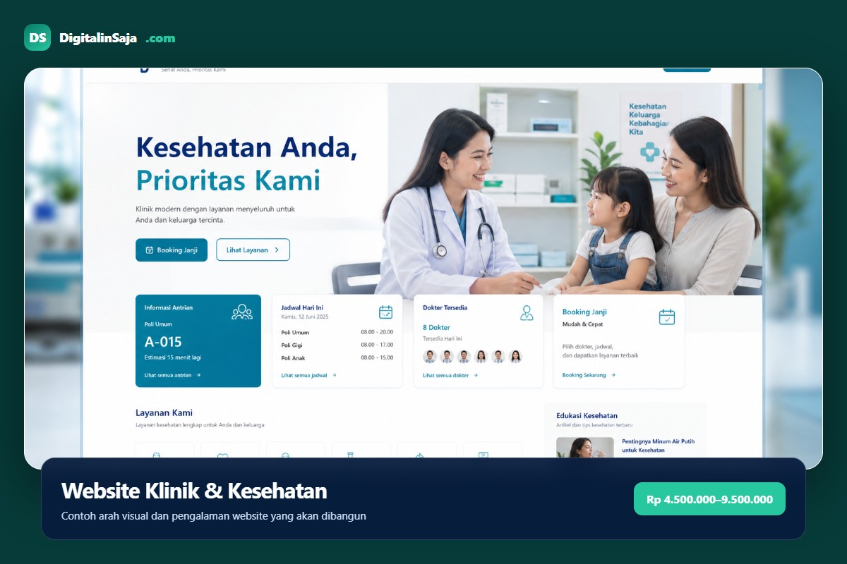 Website Klinik & Kesehatan