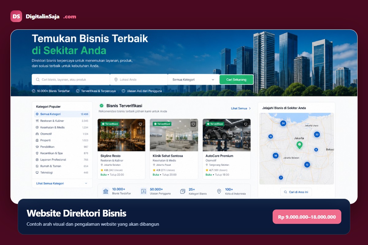 Website Direktori Bisnis