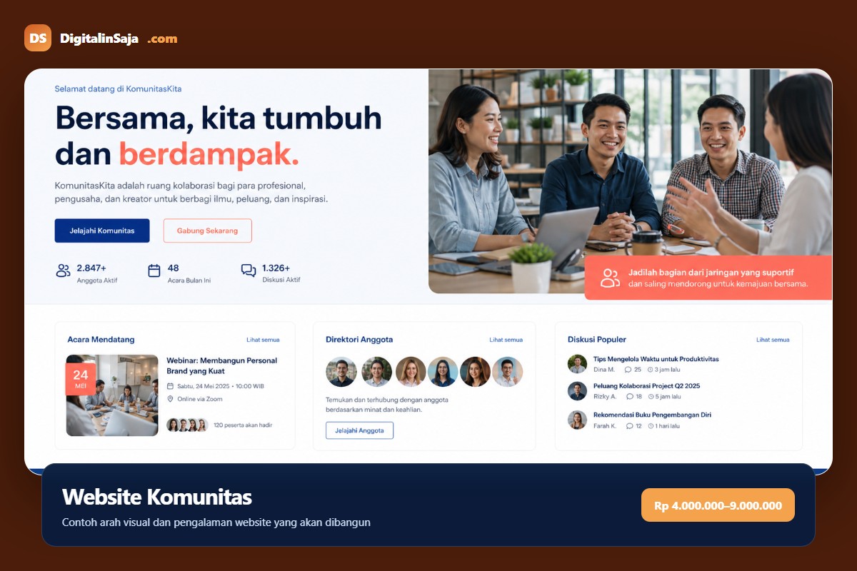 Website Komunitas