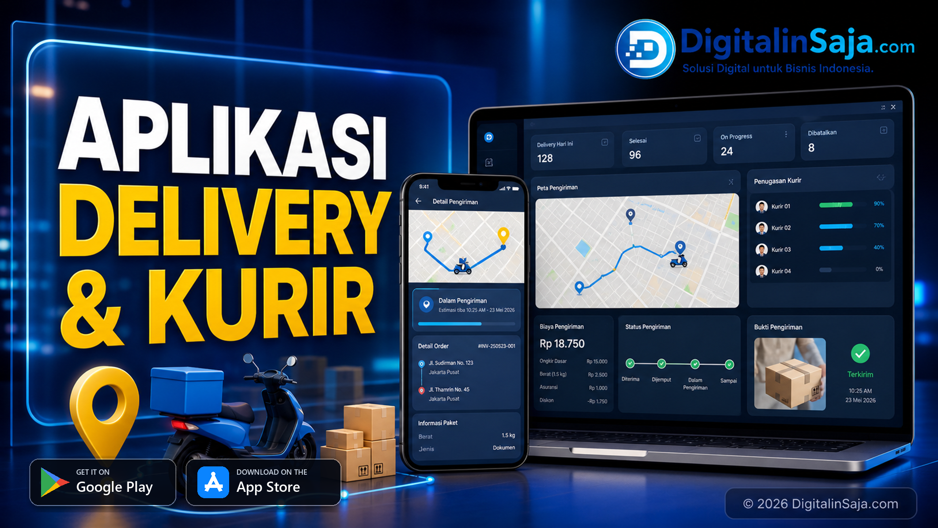 Aplikasi Delivery & Kurir