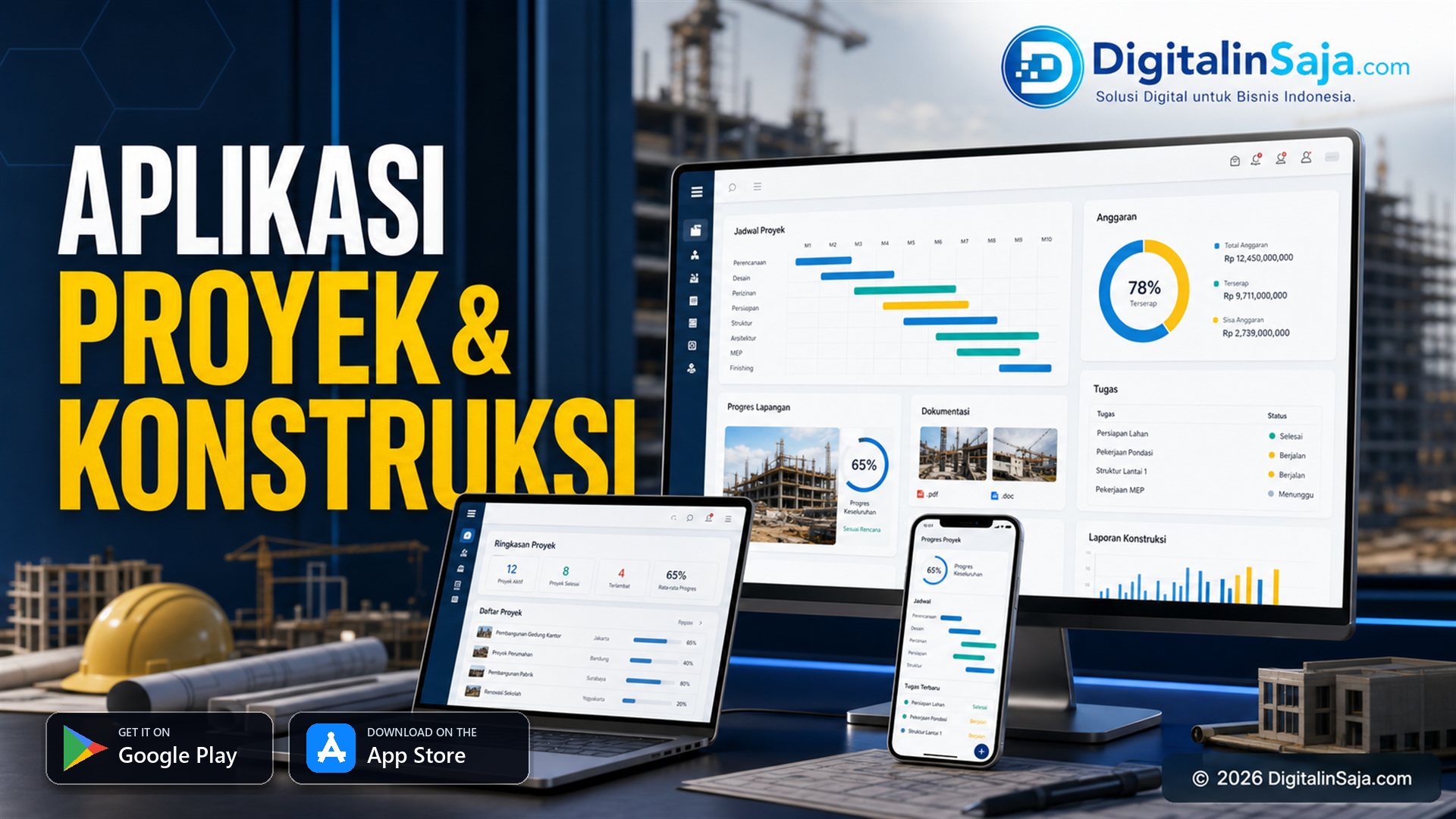 Aplikasi Proyek & Konstruksi