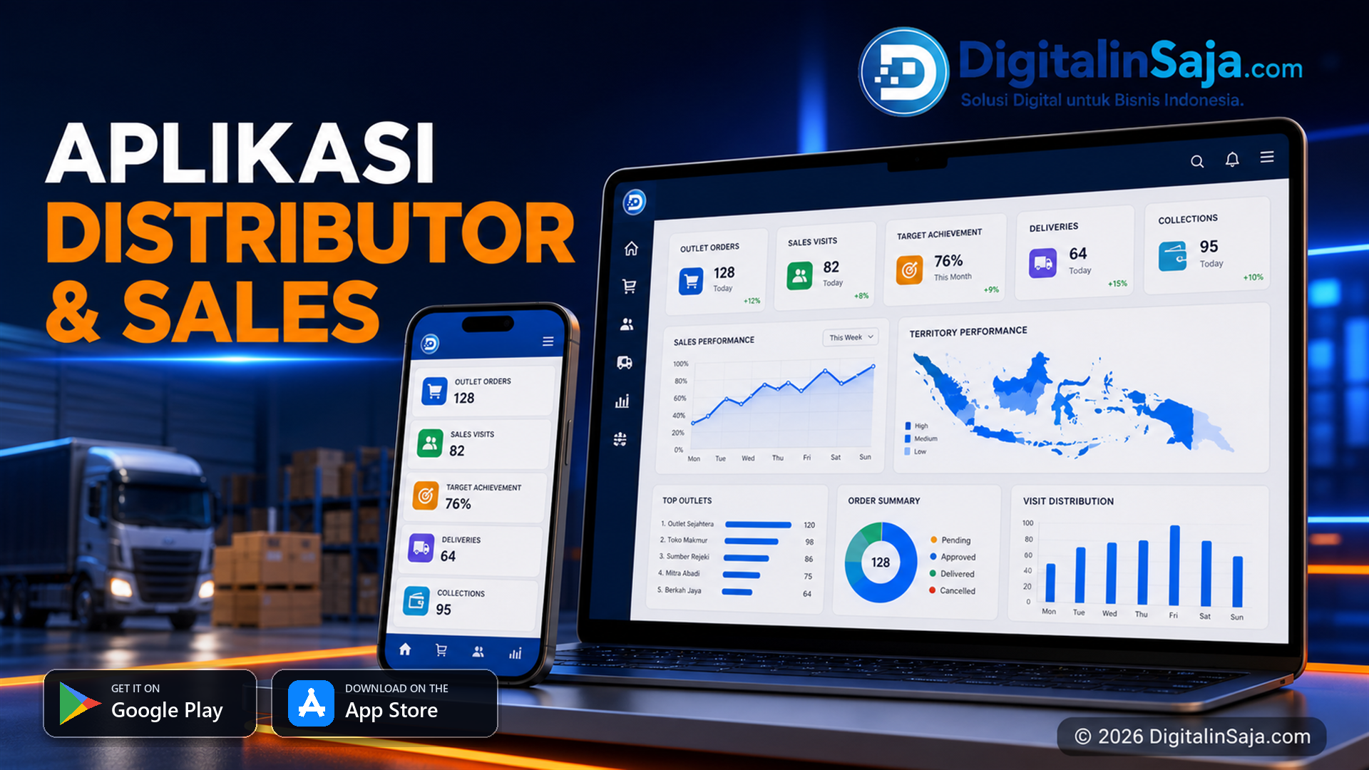 Aplikasi Distributor & Sales