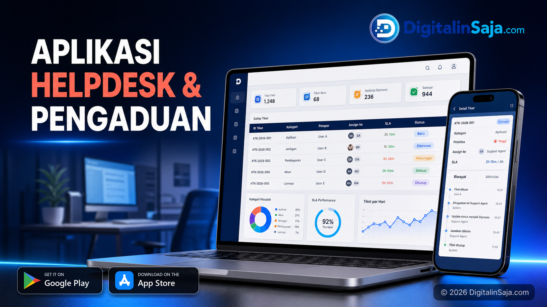 Aplikasi Helpdesk & Pengaduan