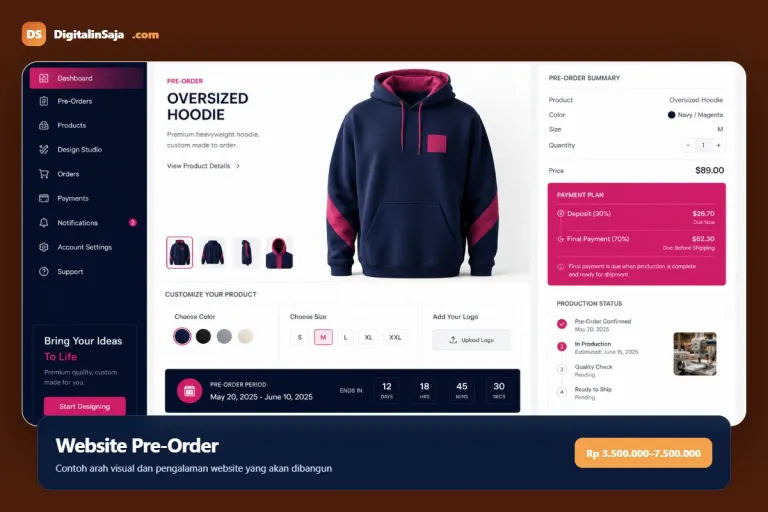 Website Pre-Order