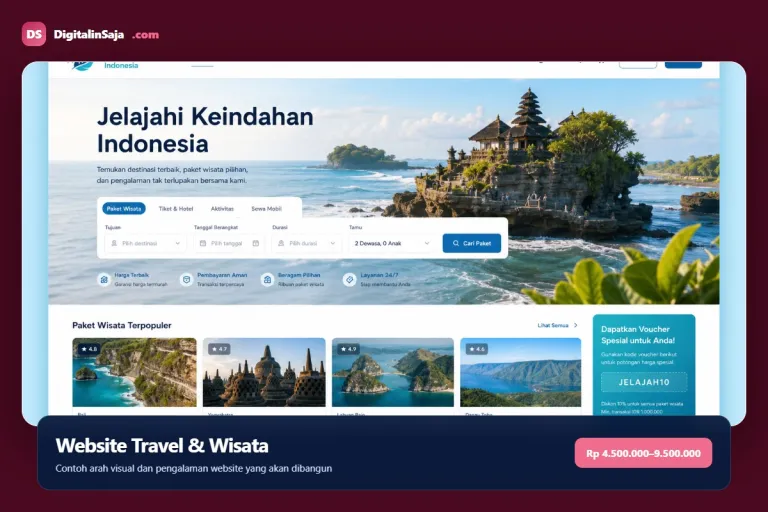 Website Travel & Wisata