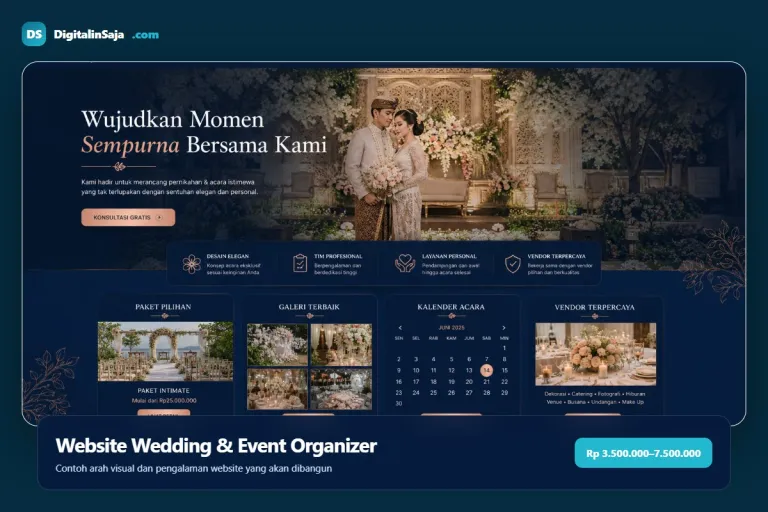 Website Wedding & Event Organizer